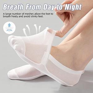 Женские носки-следки из нейлона synthetic.ua - Фото 1