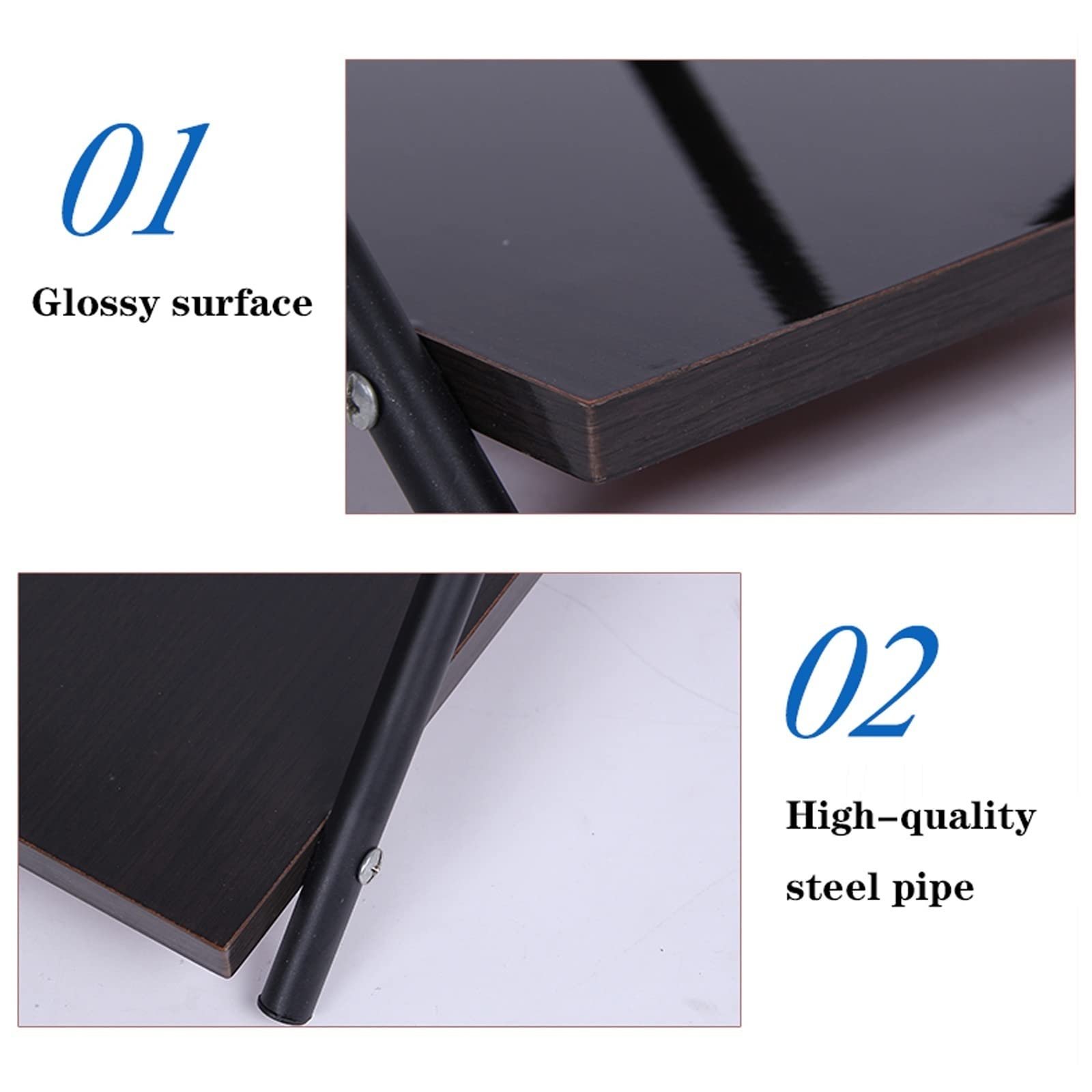 Подставка для компьютера, держатель для CPU, бытовая полка для хранения, подставка для компьютера Tower с боковым металлическим кронштейном (A), фото №3