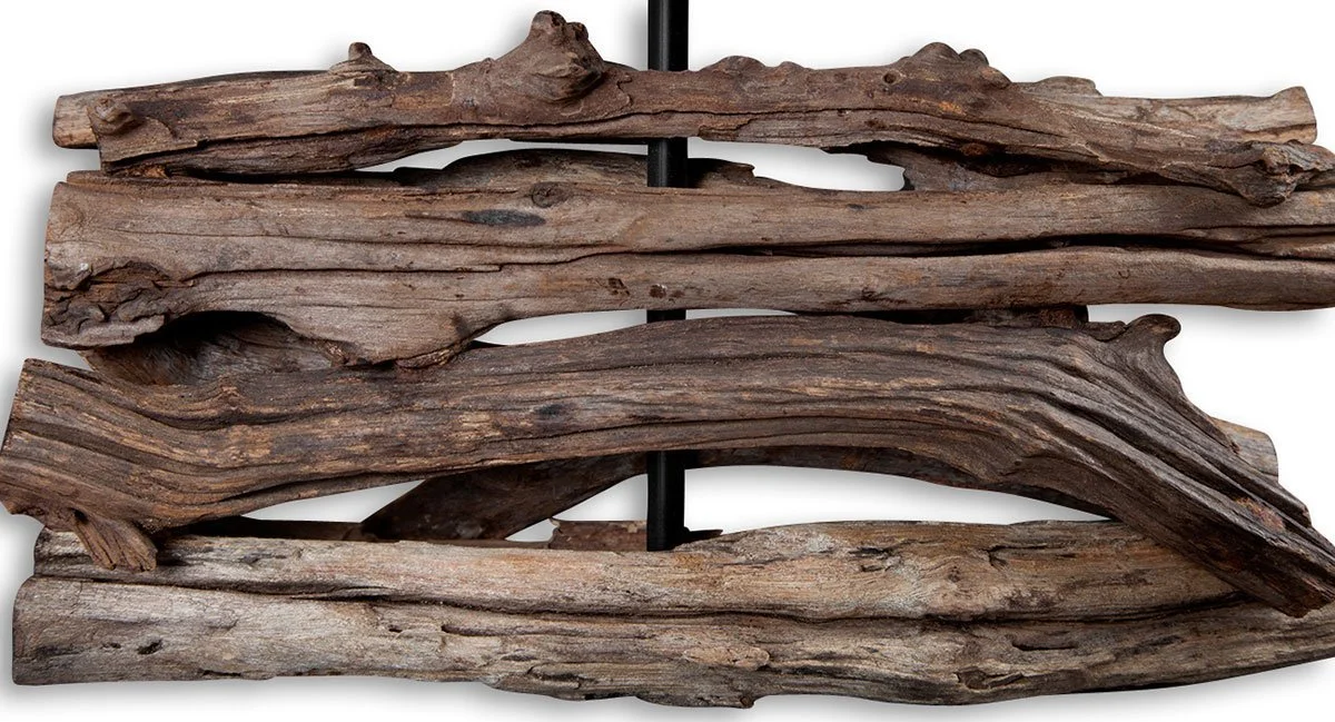 Настільна лампа levandeo Driftwood з переробленого дерева 35 x 15 см 40 см Натуральне дерево, фото №3