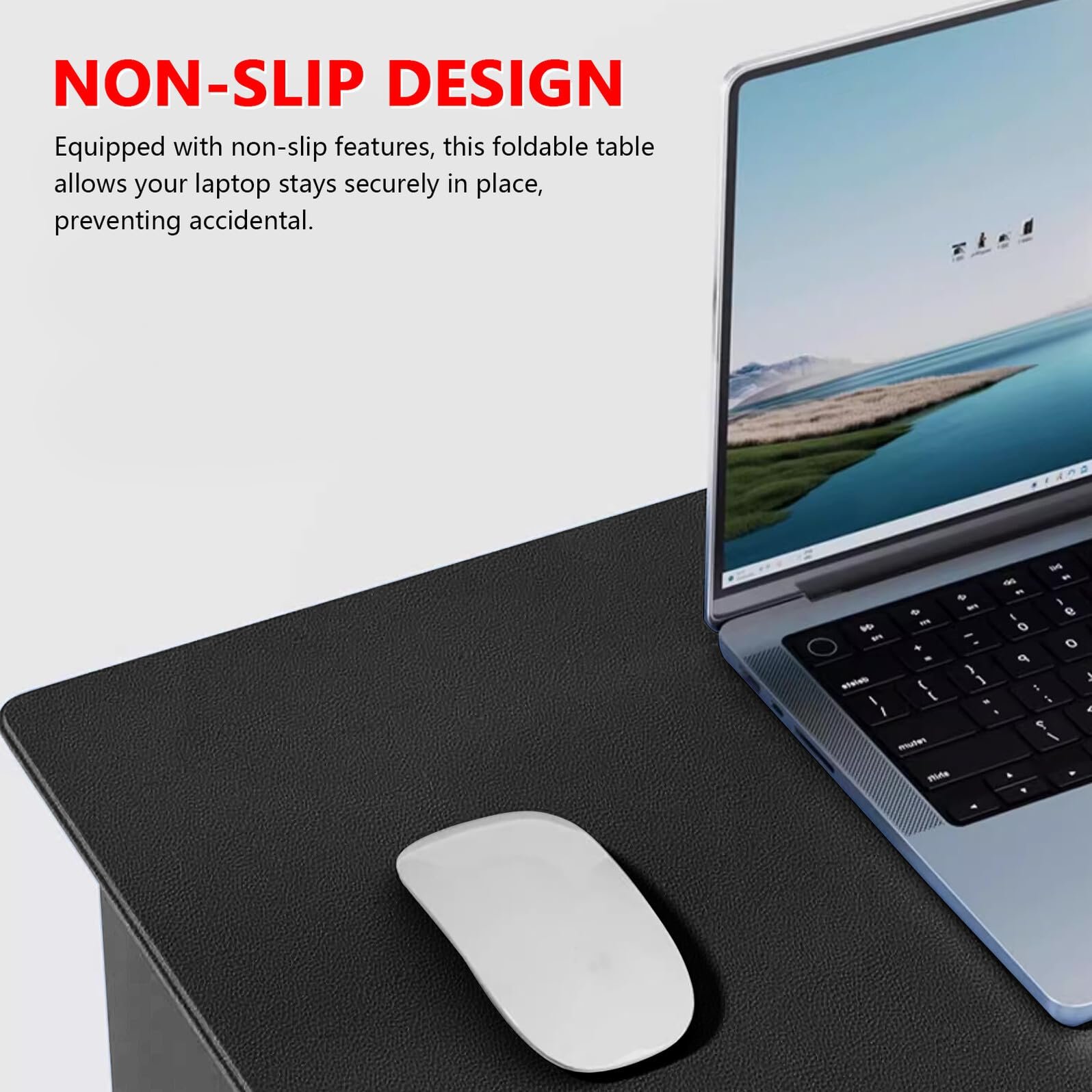 Складной портативный столик для ноутбука OSALADI с нескользящим дизайном для автомобиля Кровать Диван Стабильная универсальная подставка для ноутбука и письма, фото №4