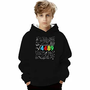 Толстовка для подростков Девочка Толстовка для мальчиков Детская удобная модная повседневная толстовка Зимняя теплая милая Eis 67 Печать Дышащая толстовка Флисовая куртка Длинный рукав synthetic.ua - Фото 1