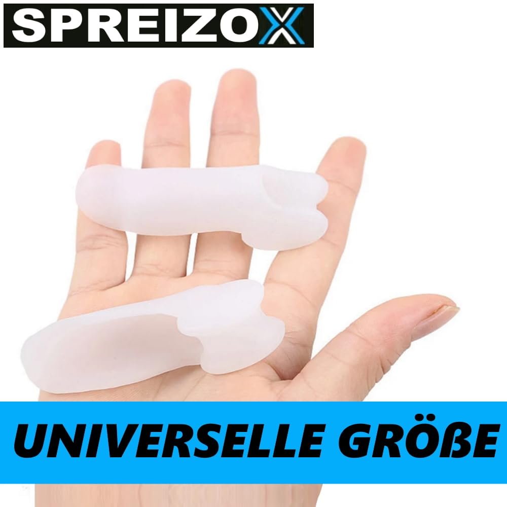 Роздільник для пальців ніг SPREIZOX Захист від вальгусної деформації стопи Силіконовий Hallux Valgus, [Упаковка з 6 штук], фото №5