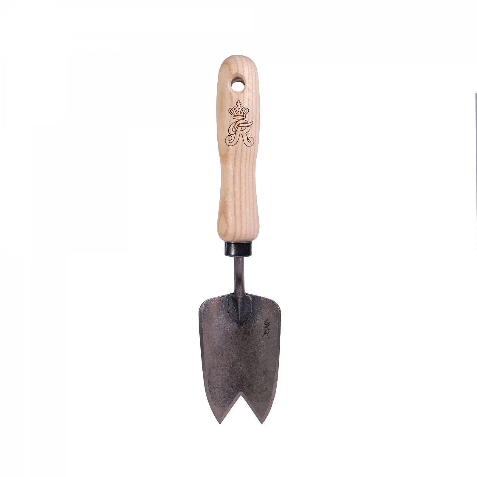 Лопатка SHW-FIRE для цветов для эффективной посадки с обрезкой корней, крепкая сталь, узкая с эргономичной деревянной ручкой, фото №1