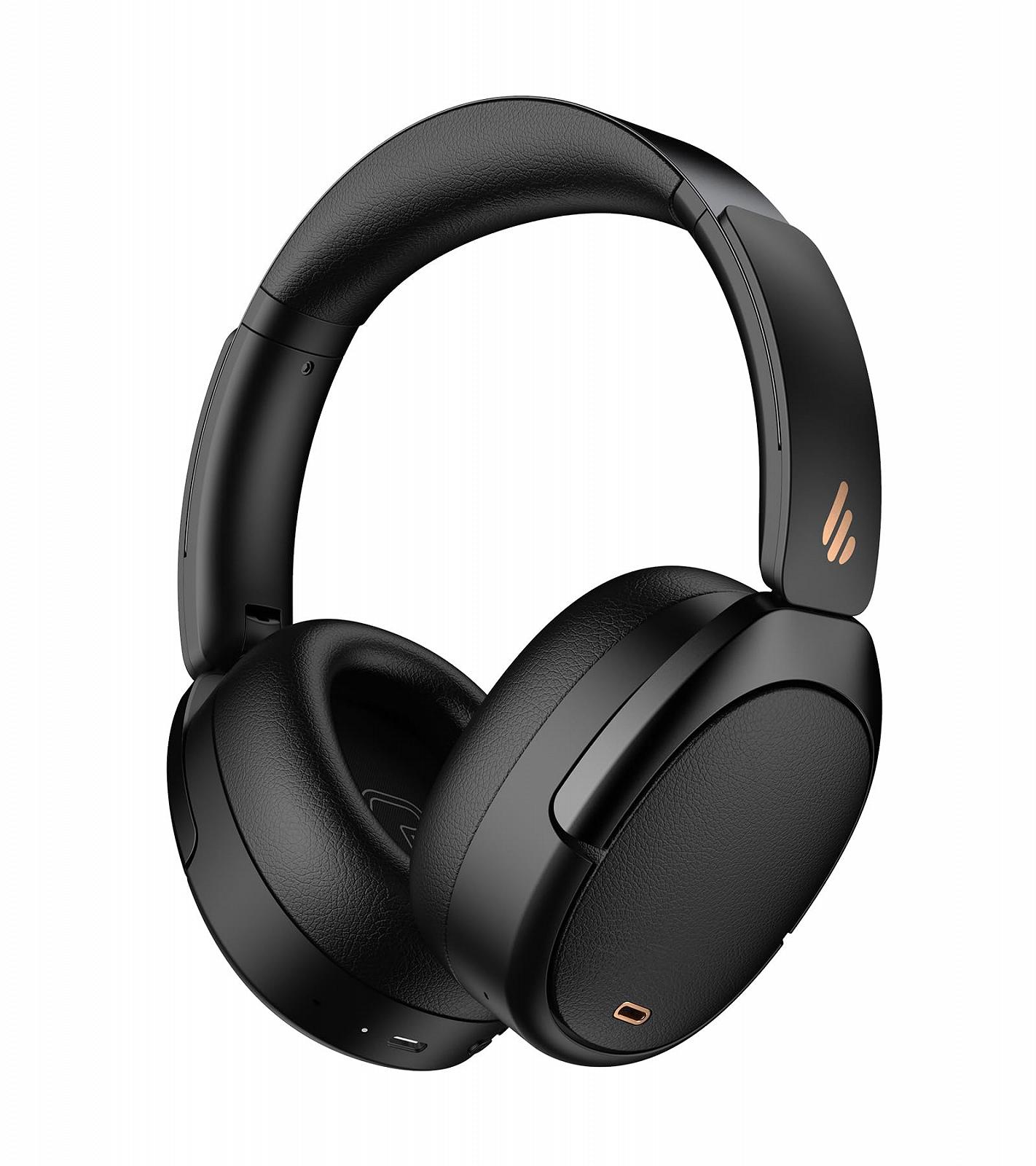 Навушники Edifier WH950NB Hybrid Active Noise Cancelling -LDAC Codek з Hi-Res Audio та налаштованим еквалайзером через додаток Після 55 годин відтворення з складними бездротовими накладними Bluetooth V5.3 навушниками - Чорний, фото №1