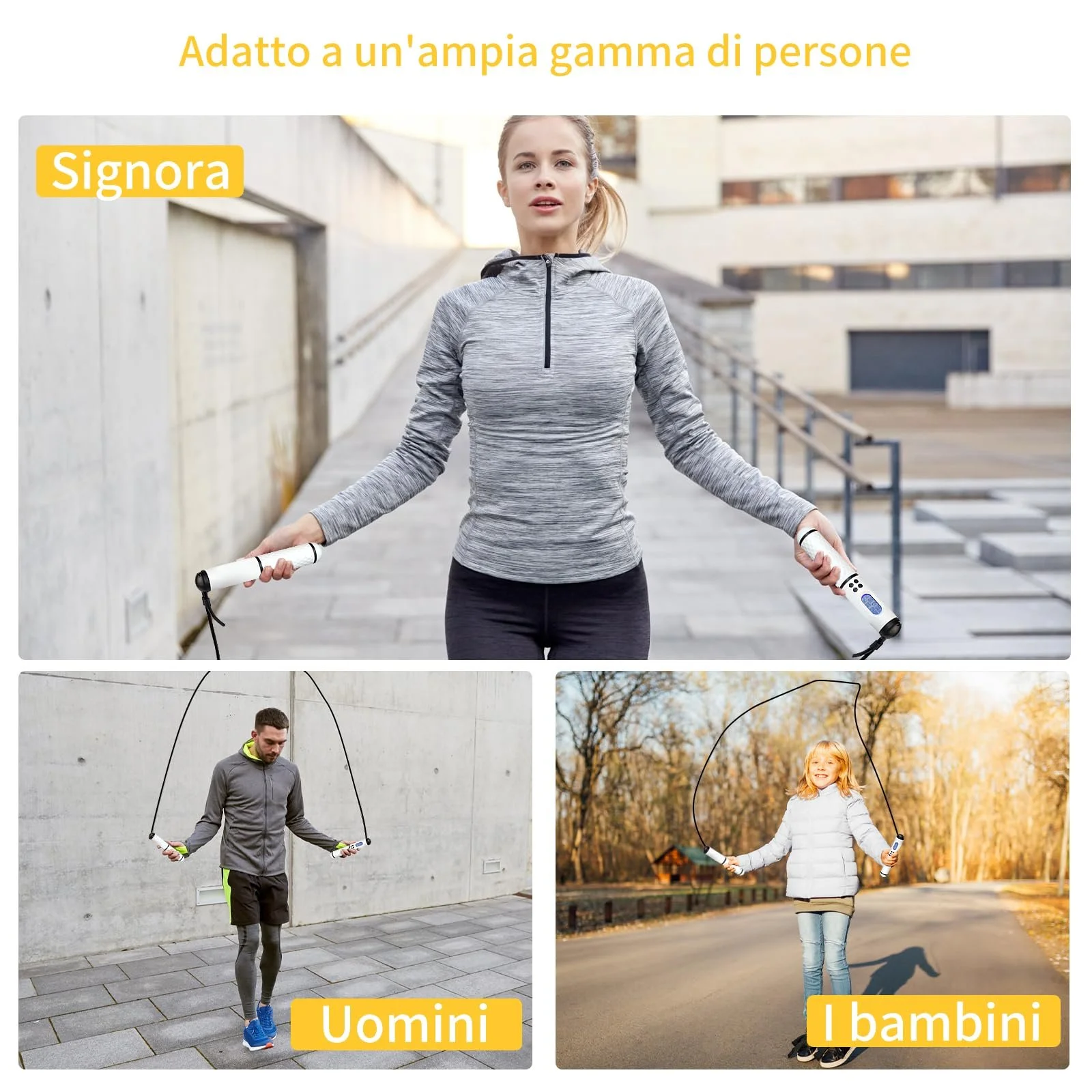 Скакалка з лічильником Speed Rope Digital регульована нековзні ручки, фото №6