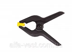 Струбцина столярна тип А 90мм ширина захоплення 40мм сила тиску 4.6 КГ набір 8шт MASTERTOOL 07-0540 - Фото 1