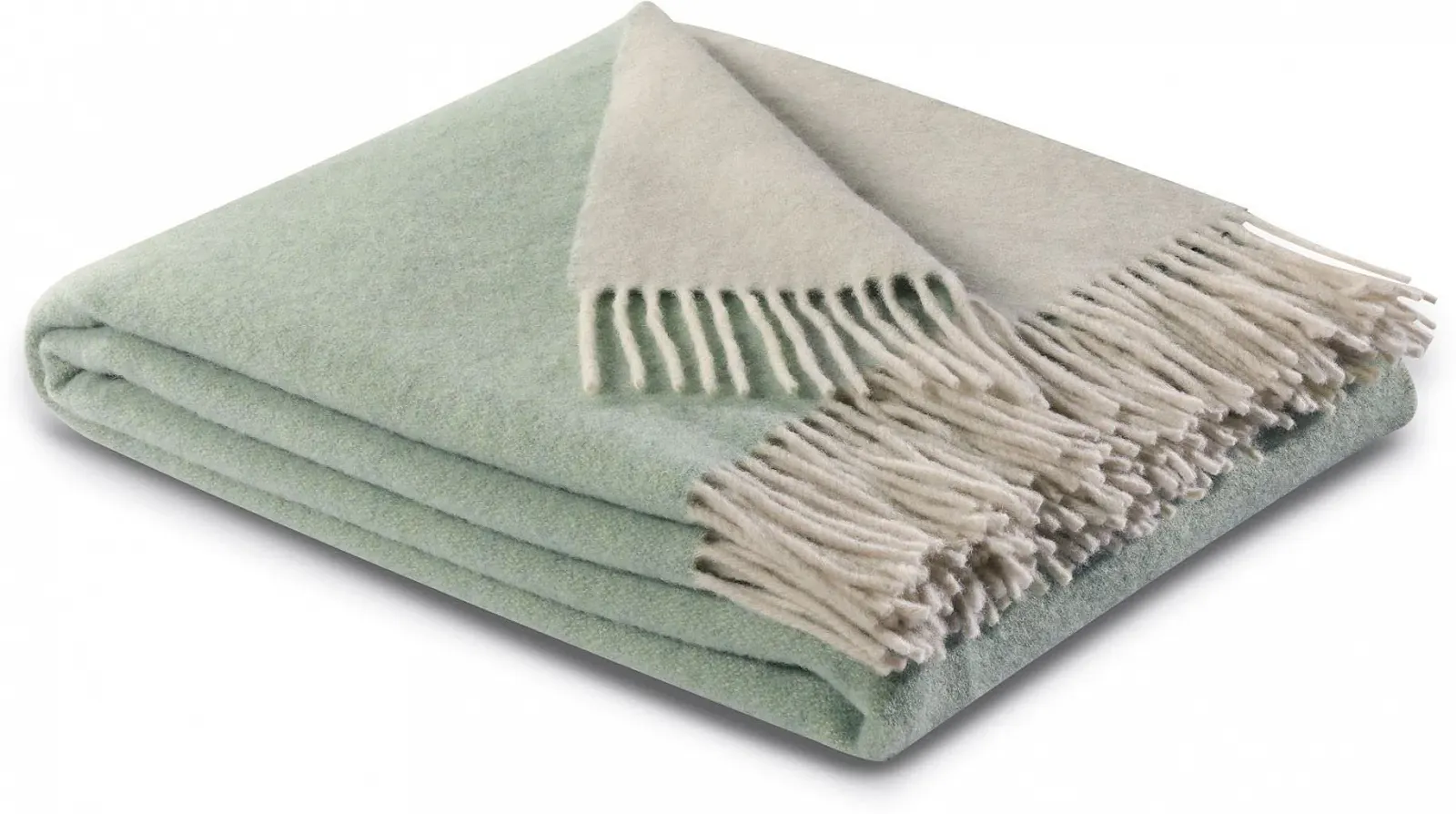 Плед Biederlack Cashmere Sage/Cream - (761910), фото №1