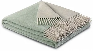 Плед Biederlack Cashmere Sage/Cream - (761910) - Фото 1