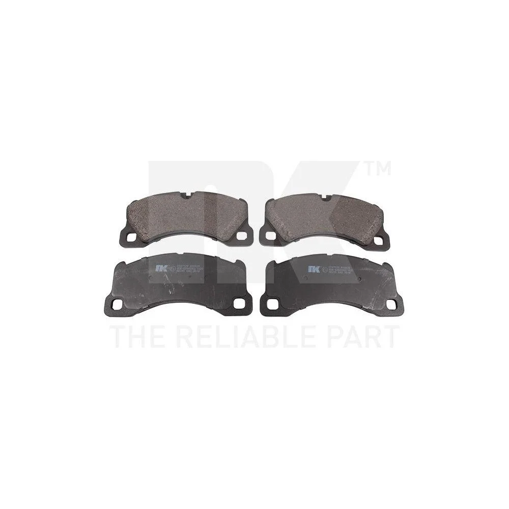 Комплект гальмівних колодок, дискове гальмо NK 2247129 для PORSCHE VW передня вісь, фото №1 Комплект гальмівних колодок, дискове гальмо NK 2247129 для PORSCHE VW передня вісь, фото №1