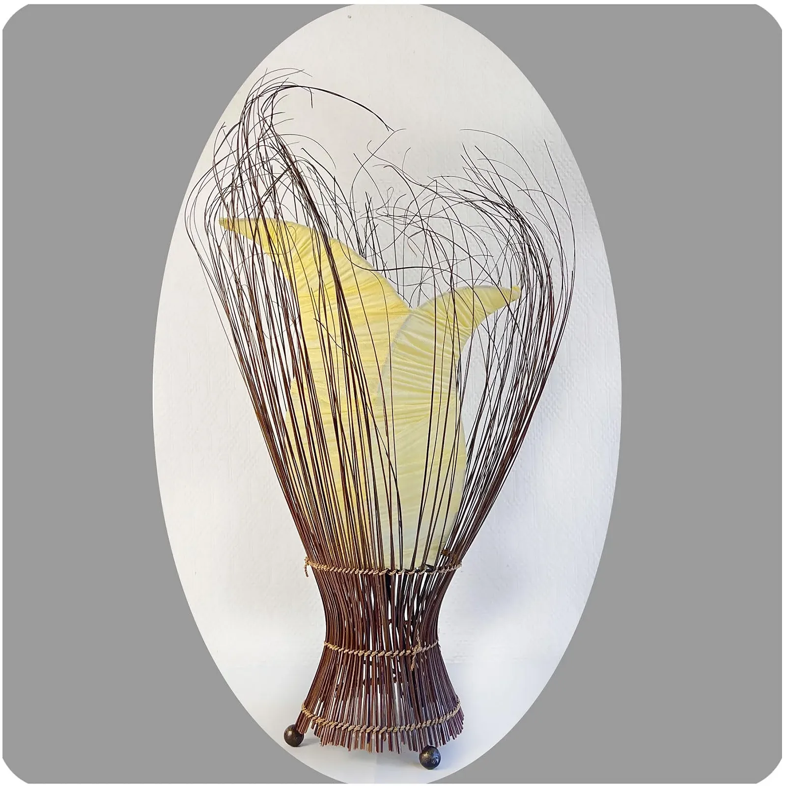 Настільна лампа Simandra Bali Asia Tulip Мала 60 см Біла, фото №1