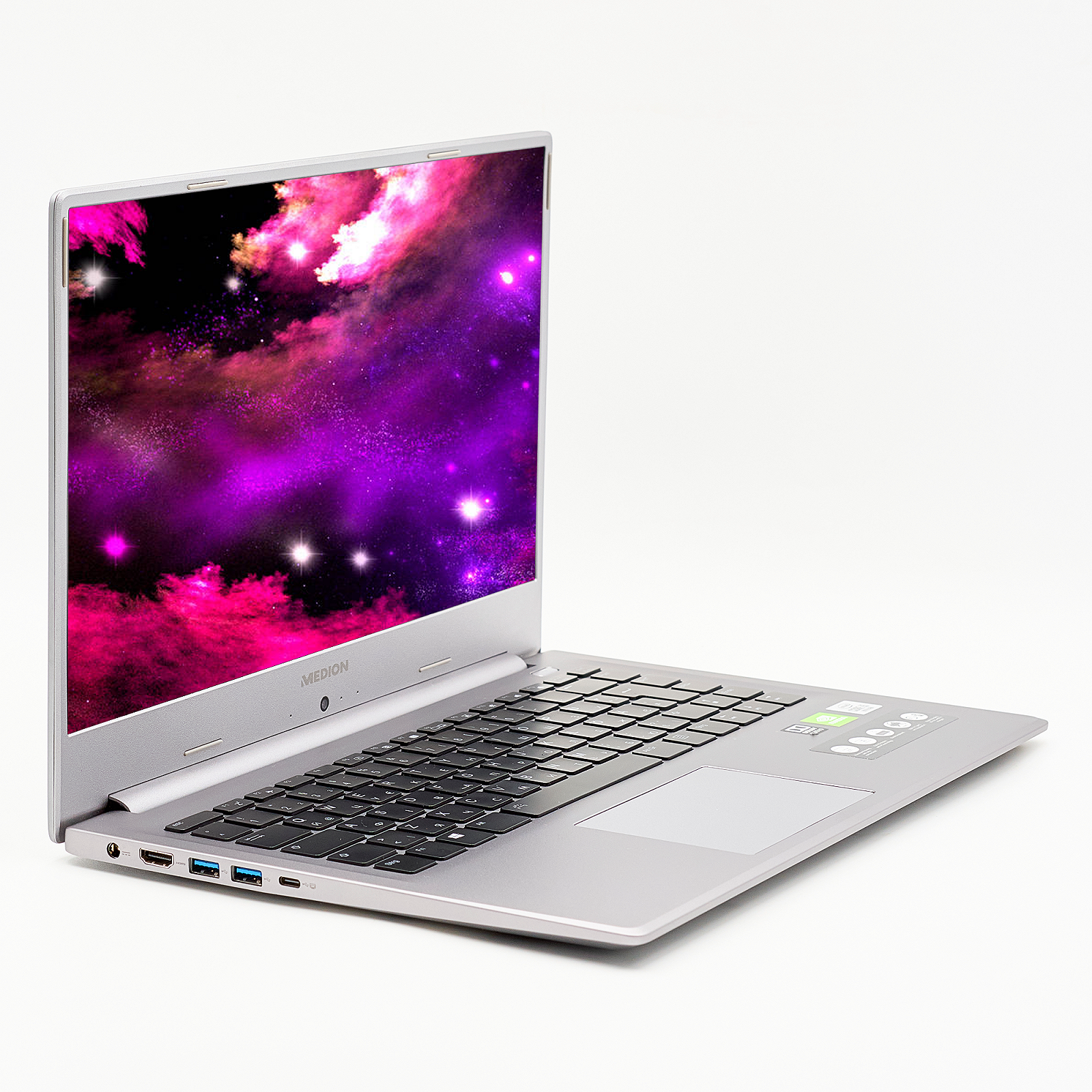 Игровой ноутбук Medion Akoya P15647 15.6'' Intel Core i5-10210U ОЗУ 16 ГБ SSD 1 ТБ Nvidia GeForce Металлический корпус, фото №3