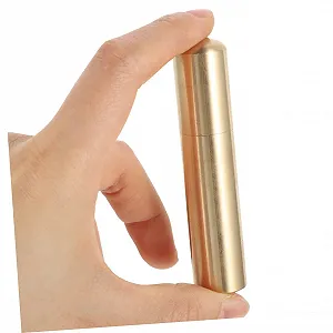 Маленький латунний контейнер для зберігання портативний органайзер для кемпінгу synthetic.ua - Фото 1