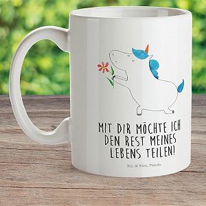 Кружка Детская Mr. & Mrs. Panda Unicorn Flower Характеристики Пластиковая synthetic.ua - Фото 1