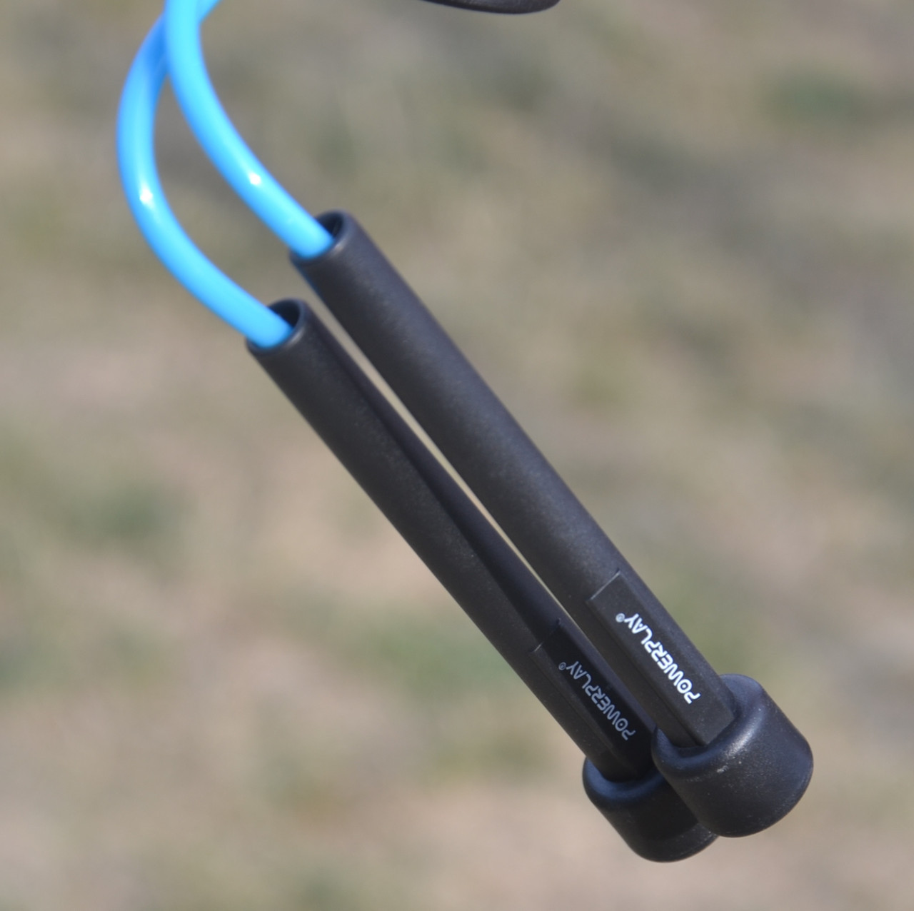 Скакалка PowerPlay 4201 Basic Jump Rope Синя (2,8m.), фото №6