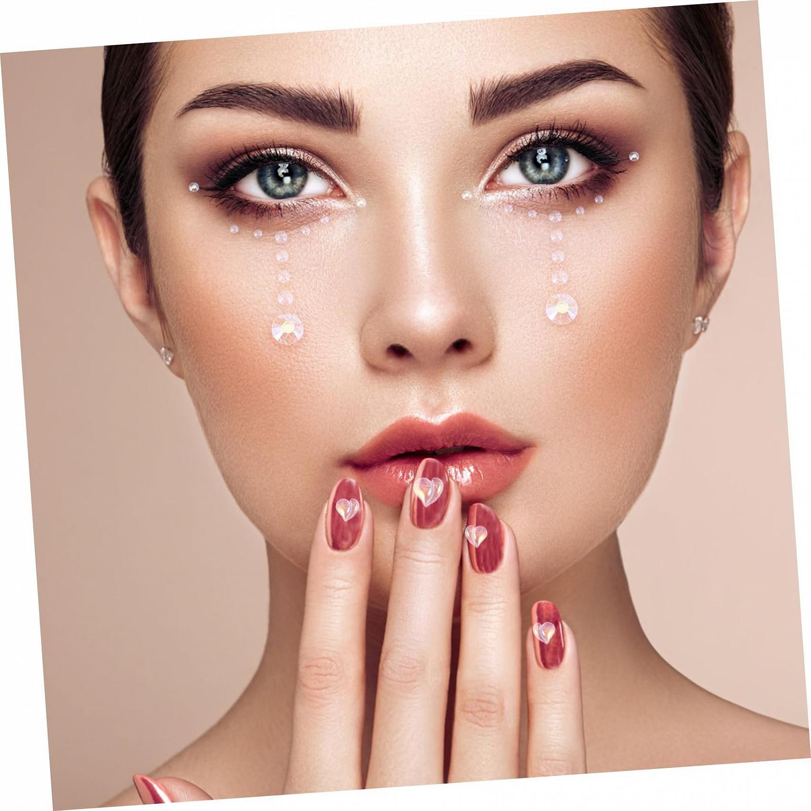 Стразы для ногтей 4 лепестка Самоклеящиеся украшения для ногтей Жемчуг Блестящие украшения для маникюра Для дизайна ногтей Креативные проекты, фото №8