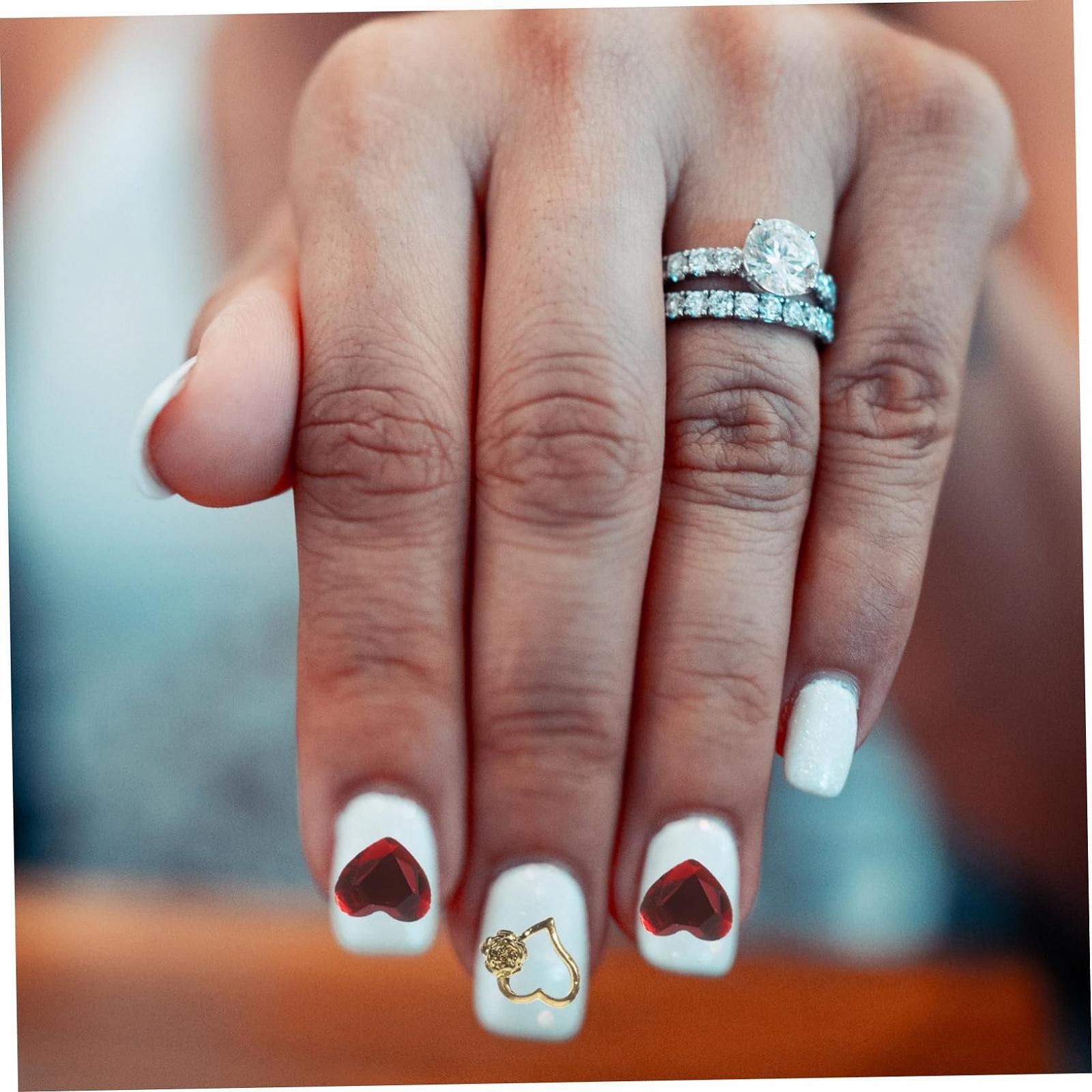 Стрази для нігтів Healeved Прикраса Серце Форма, фото №9