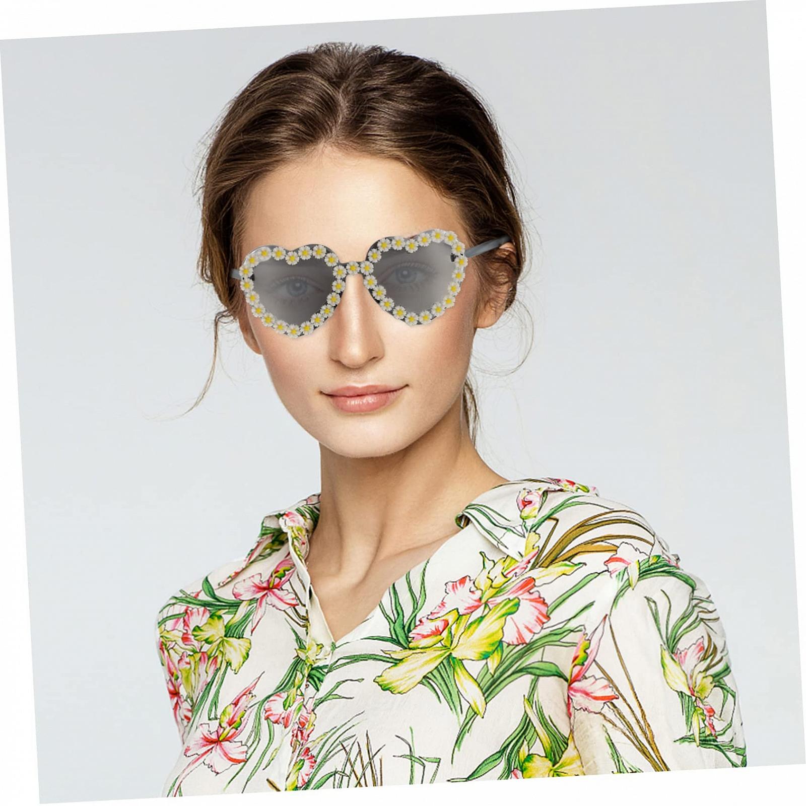 Сонцезахисні окуляри Серце VALICLUD Cерцеподібні Рожеві, фото №4