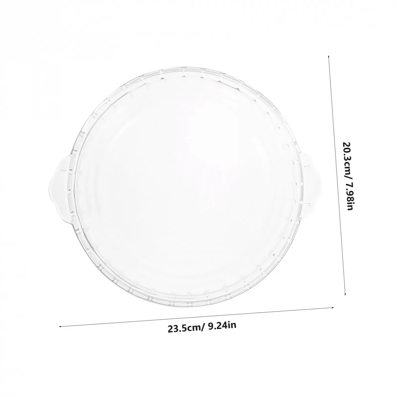 Форма для пирога жаростойкая стеклянная прозрачная для микроволновой печи для выпечки и подачи прозачная, фото №7