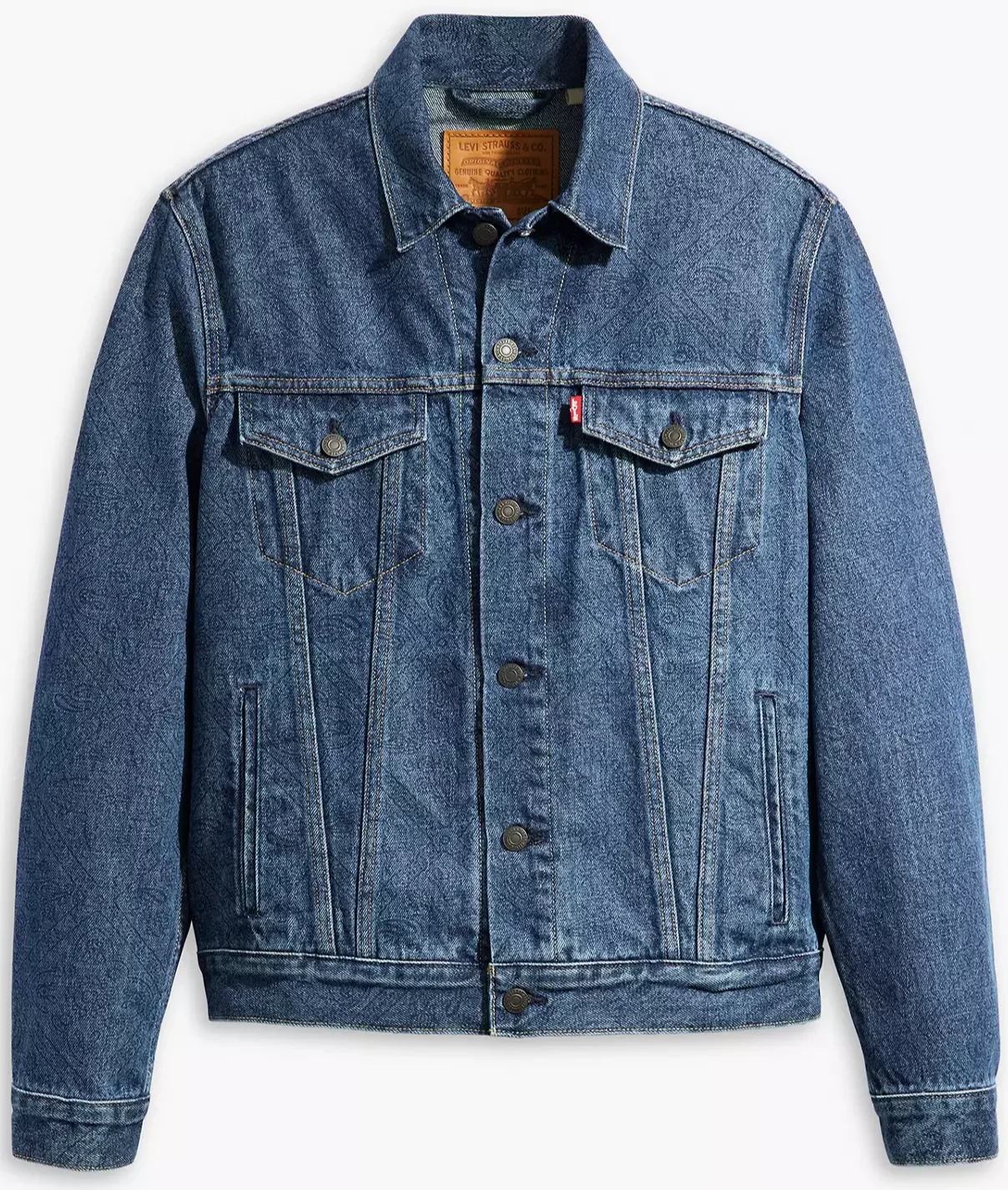 Мужская куртка Levis - The Trucker Jacket Watermarks Embossed - XS, фото №5 Мужская куртка Levis - The Trucker Jacket Watermarks Embossed - XS, фото №5