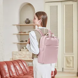 Рюкзак для ноутбука 15 дюймов элегантный водонепроницаемый Ballet Pink synthetic.ua - Фото 1