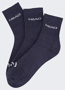 Шкарпетки Head ELEMENTS ALL SPORTS SHORT CREW 3P Темно-синій  43-46 - Фото 1