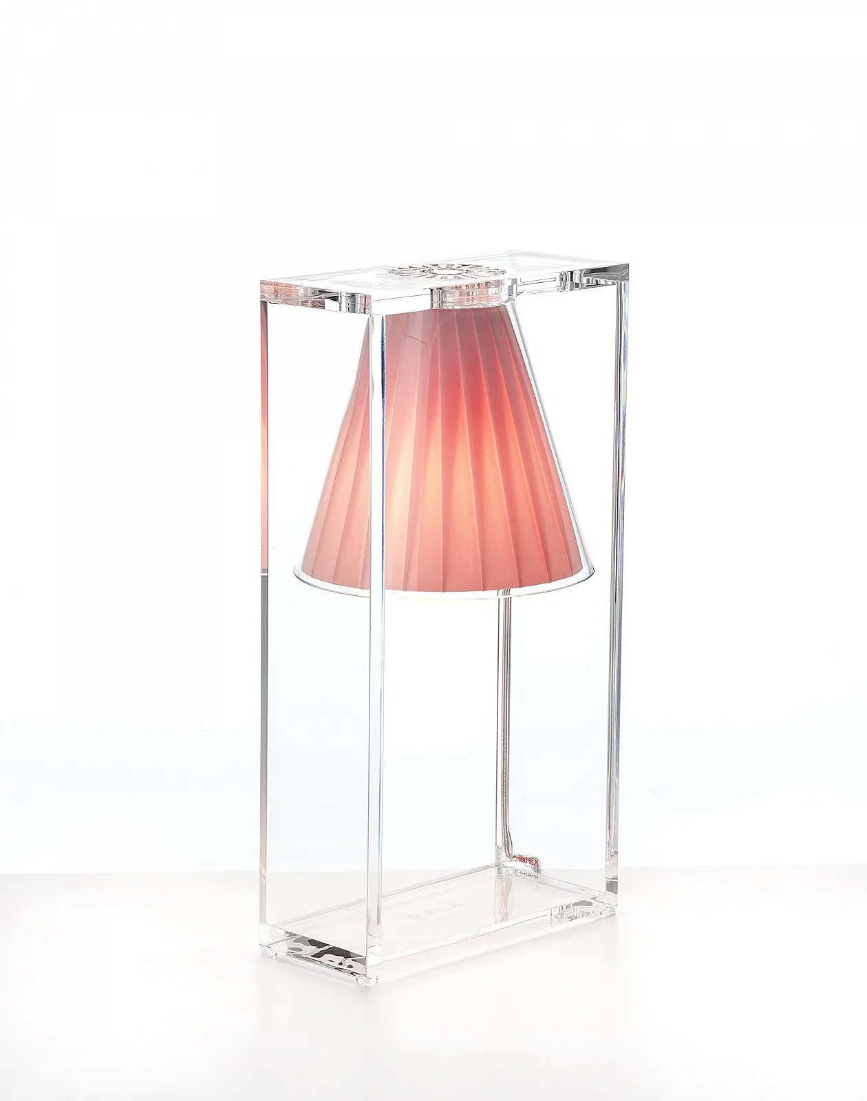 Настільна лампа Kartell Light Air рожева L17 H32 P7,4 см E14, фото №5