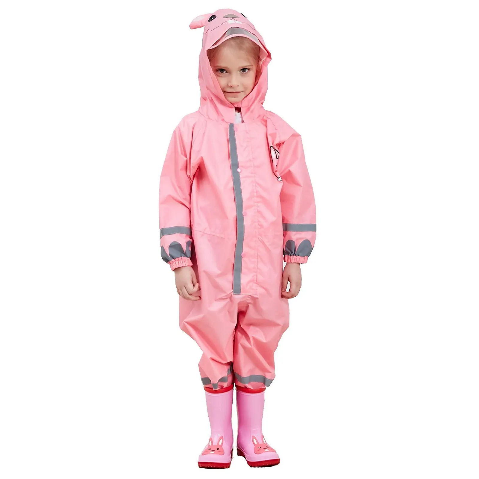 Дощовий костюм JinBei для дівчат і хлопчиків, водонепроникний дихаючий брудозахисний костюм, фото №2