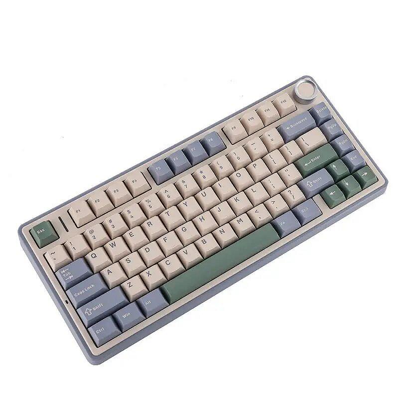Клавіатура бездротова AULA F75 Wireless Mechanical Keyboard RGB Green, фото №2 Клавіатура бездротова AULA F75 Wireless Mechanical Keyboard RGB Green, фото №2