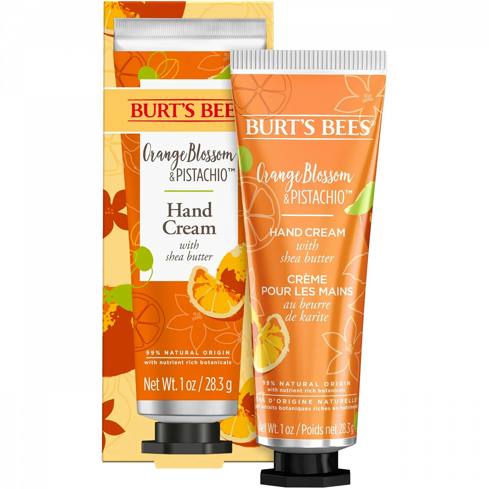 Крем для рук Burt's Bees Orange Blossom and Pistachio для унисекс, 28 г, фото №1 Крем для рук Burt's Bees Orange Blossom and Pistachio для унисекс, 28 г, фото №1