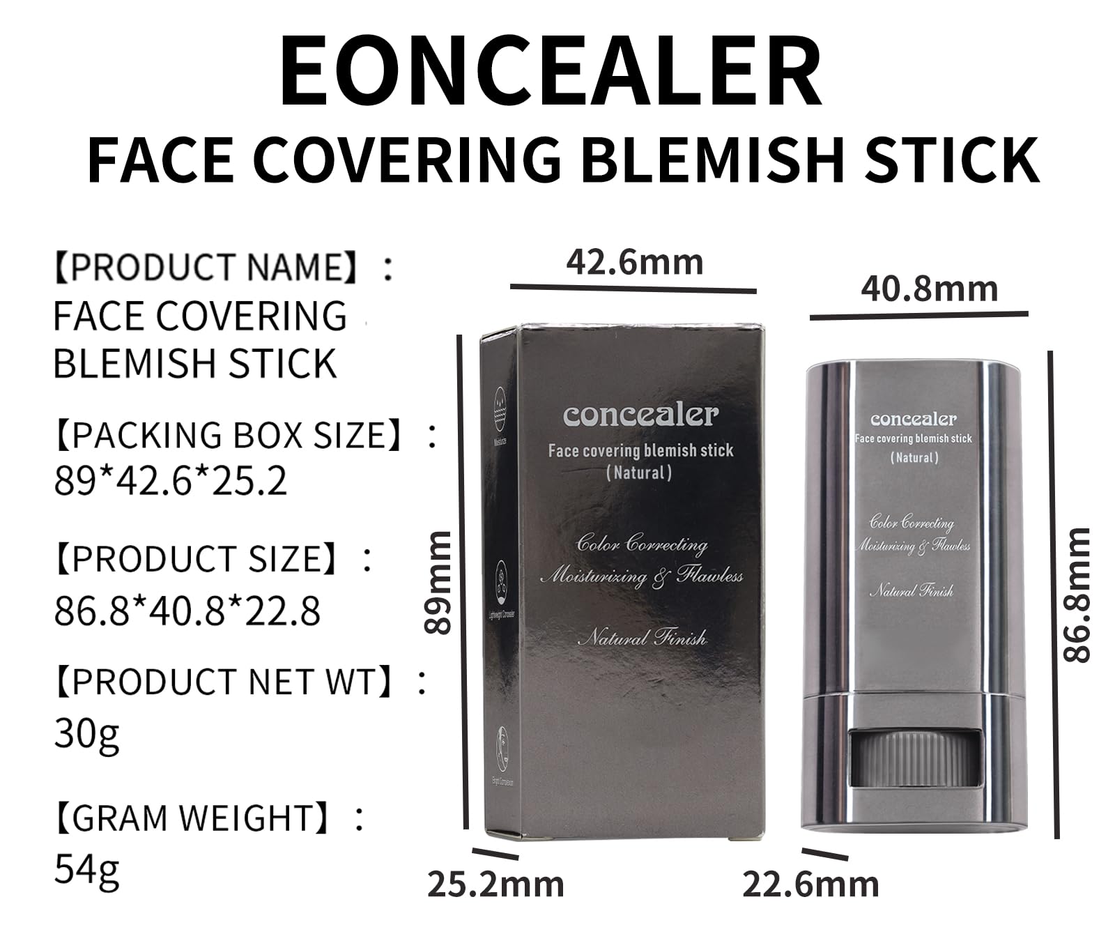 Тональный стик Make-up 01 натуральный цвет, фото №2