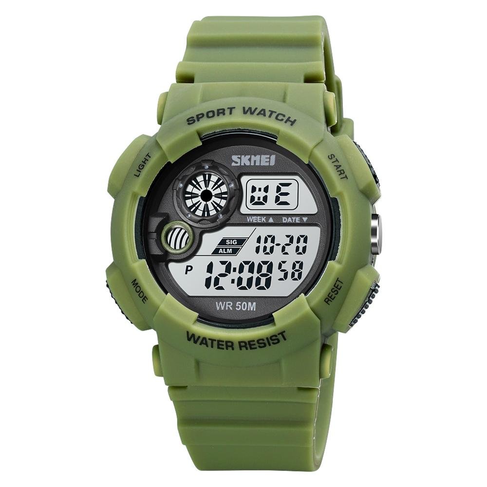 Годинник Skmei 1718AG Army Green, фото №1