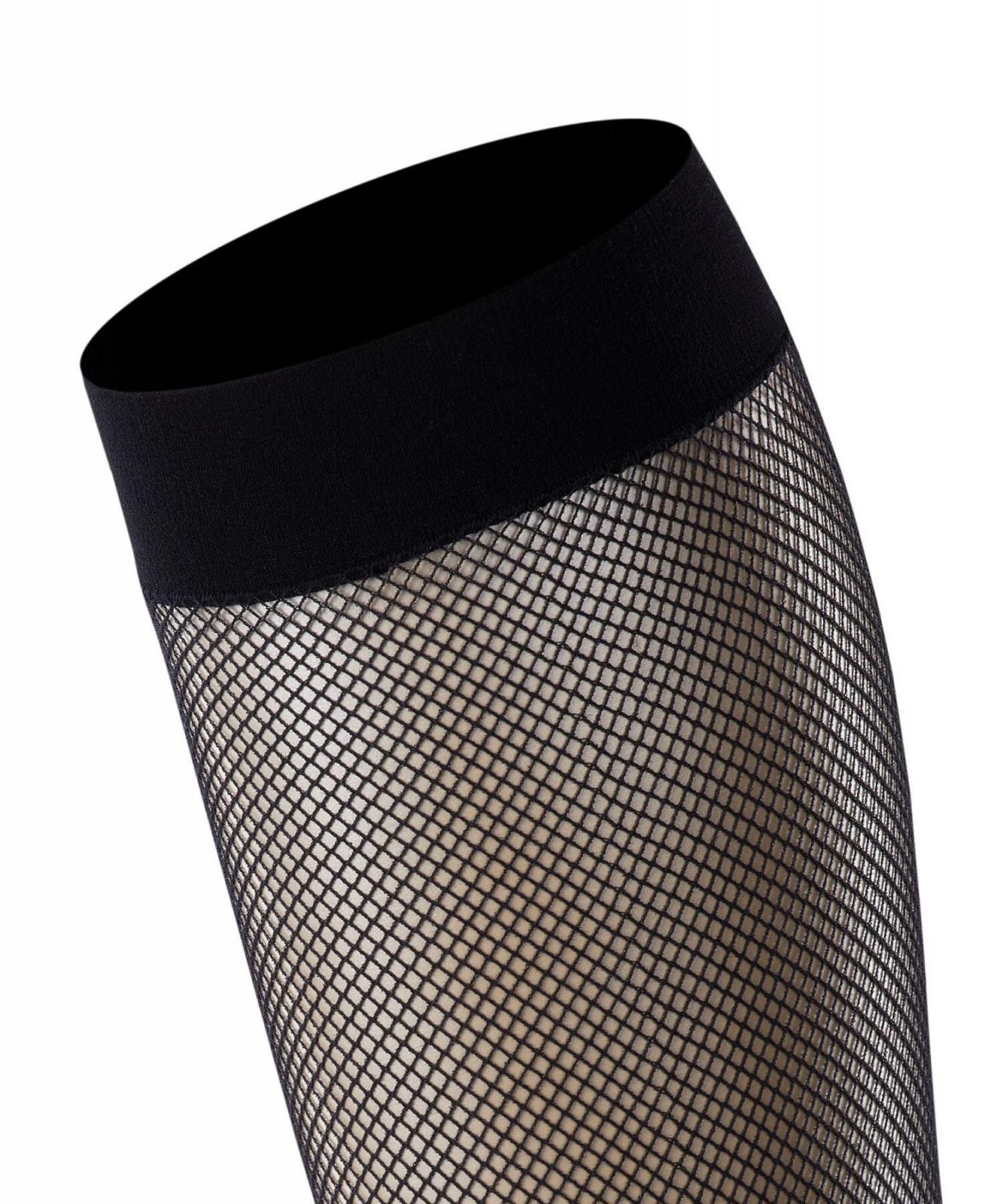 Гольфы FALKE Net Transparent с сеткой, усиленные, устойчивые к разрывам, женские гольфы, устойчивые к разрывам, без давления, экстра мягкий комфортный пояс, усиленный носок, тонкий мягкий материал, 1 пара, фото №4