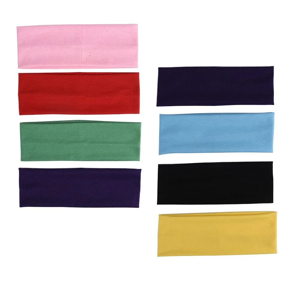 Пов'язка на голову Еластична Бавовняна для йоги для дівчат-підлітків, фото №6