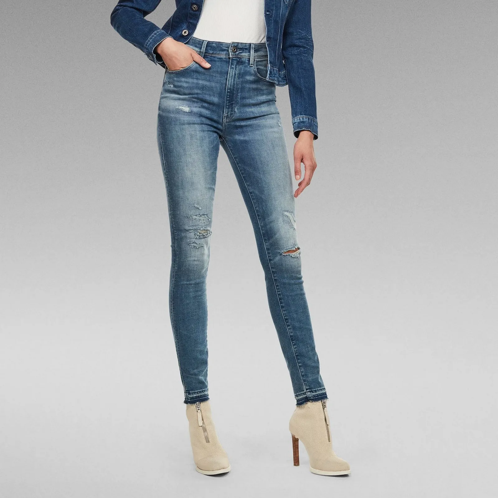 Женские джинсы G‑STAR RAW Kafey Ultra High Skinny Antic - 29, фото №1 Женские джинсы G‑STAR RAW Kafey Ultra High Skinny Antic - 29, фото №1