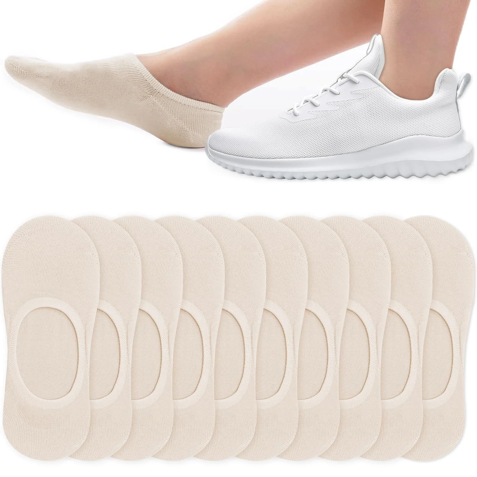 Спортивні шкарпетки для чоловіків та жінок, нековзні, фото №1