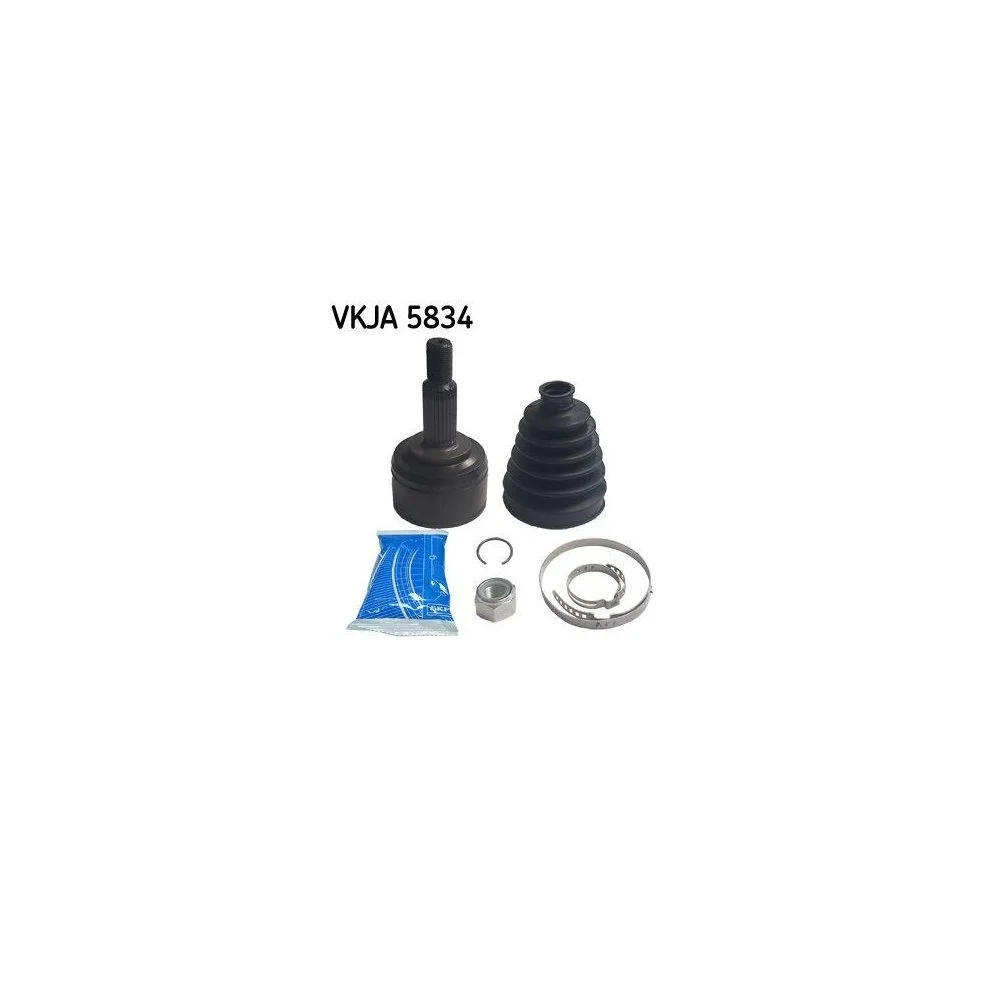 Комплект ШРУСа SKF VKJA 5834 передній міст зі сторони колеса, фото №1