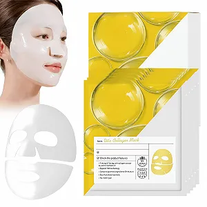 Маска Колагенова Нічна, Набір з 5 штук Зволожуюча та проти зморшок - Фото 1