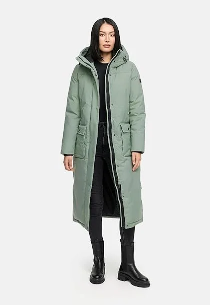 Жіноче зимове пальто Navahoo тепле подовжене з капюшоном Cloud Frost XIV XS-XXL, фото №5