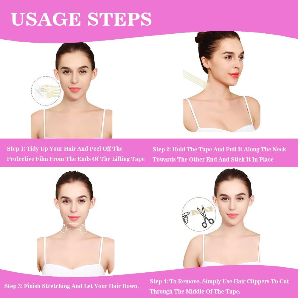 Стрічки для підтяжки обличчя CCAIPU, 40 шт, фото №4