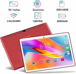 Планшет 10.1" DUODUOGO Tab S5e 4/64ГБ 8 ядер Android 11 6000 mAh Red synthetic.ua - Фото 1