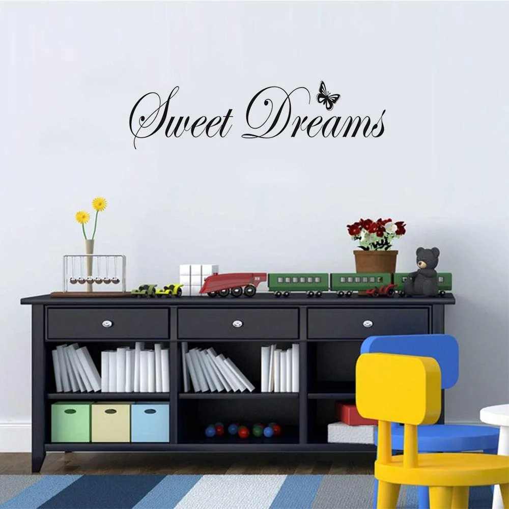 Наклейка на стіну SNOMEL Sweet Dreams 58 см x 16 см Вінілова, фото №7