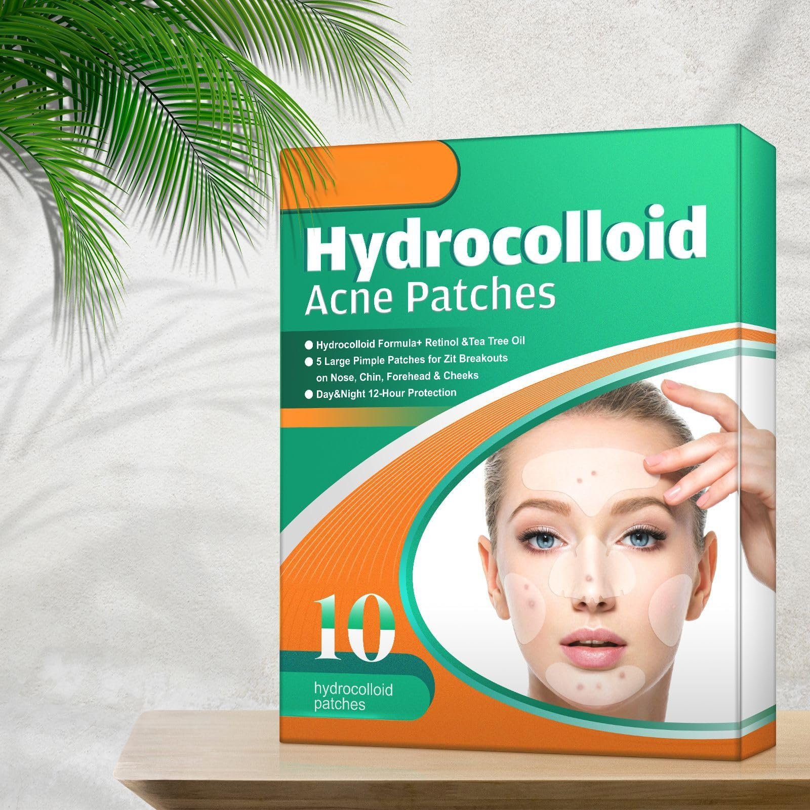 Патчі від прищів Tkekruh, 10 шт., патчі від прищів, потовщені, фото №7