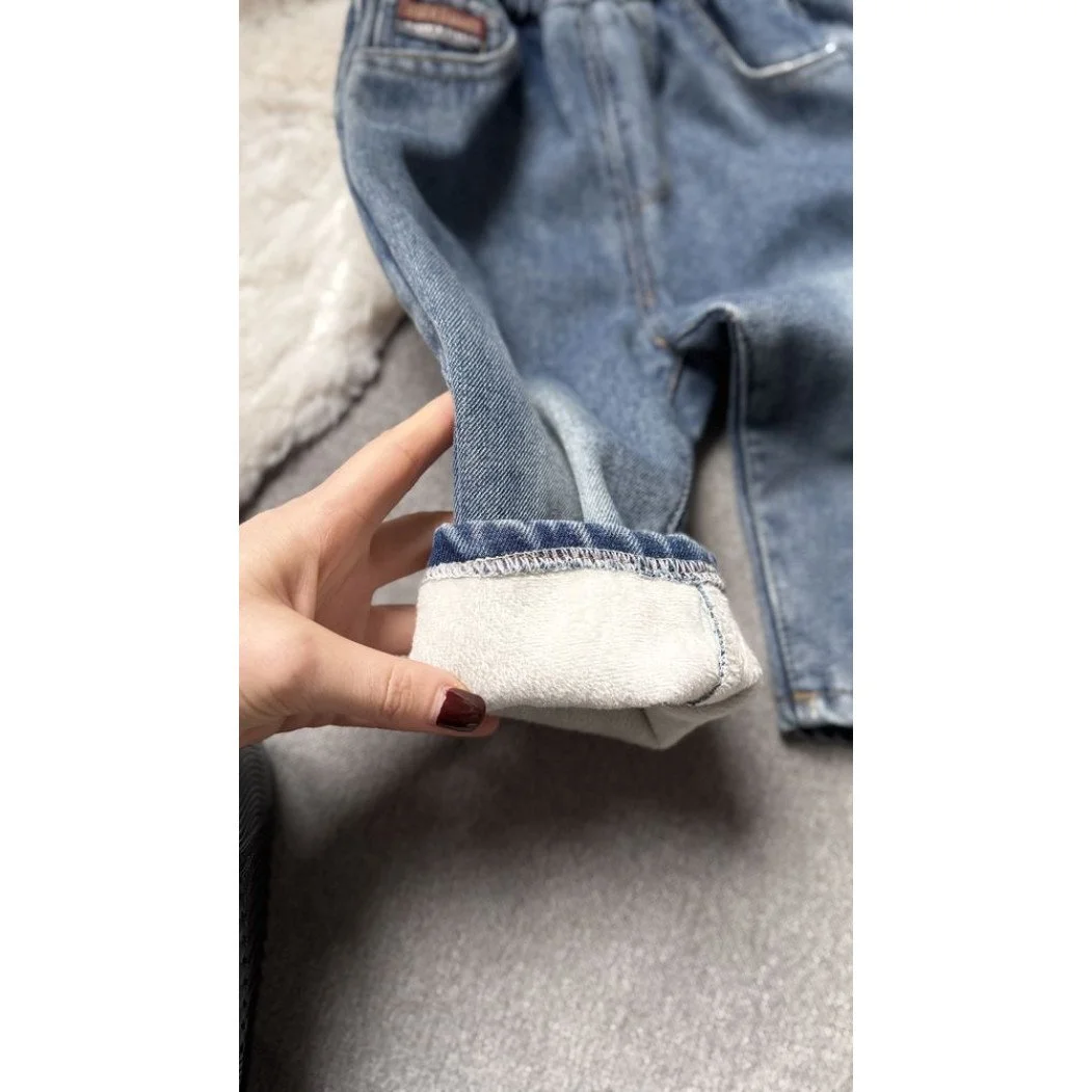 3 кольори! теплі джинси на хутрі для хлопчика від 80 до 140 см, фото №5 3 кольори! теплі джинси на хутрі для хлопчика від 80 до 140 см, фото №5