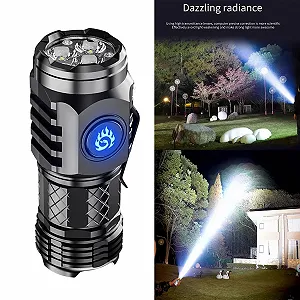 Надпотужний ліхтар Акумуляторний Висока продуктивність 5 Водонепроникний тактичний synthetic.ua - Фото 1