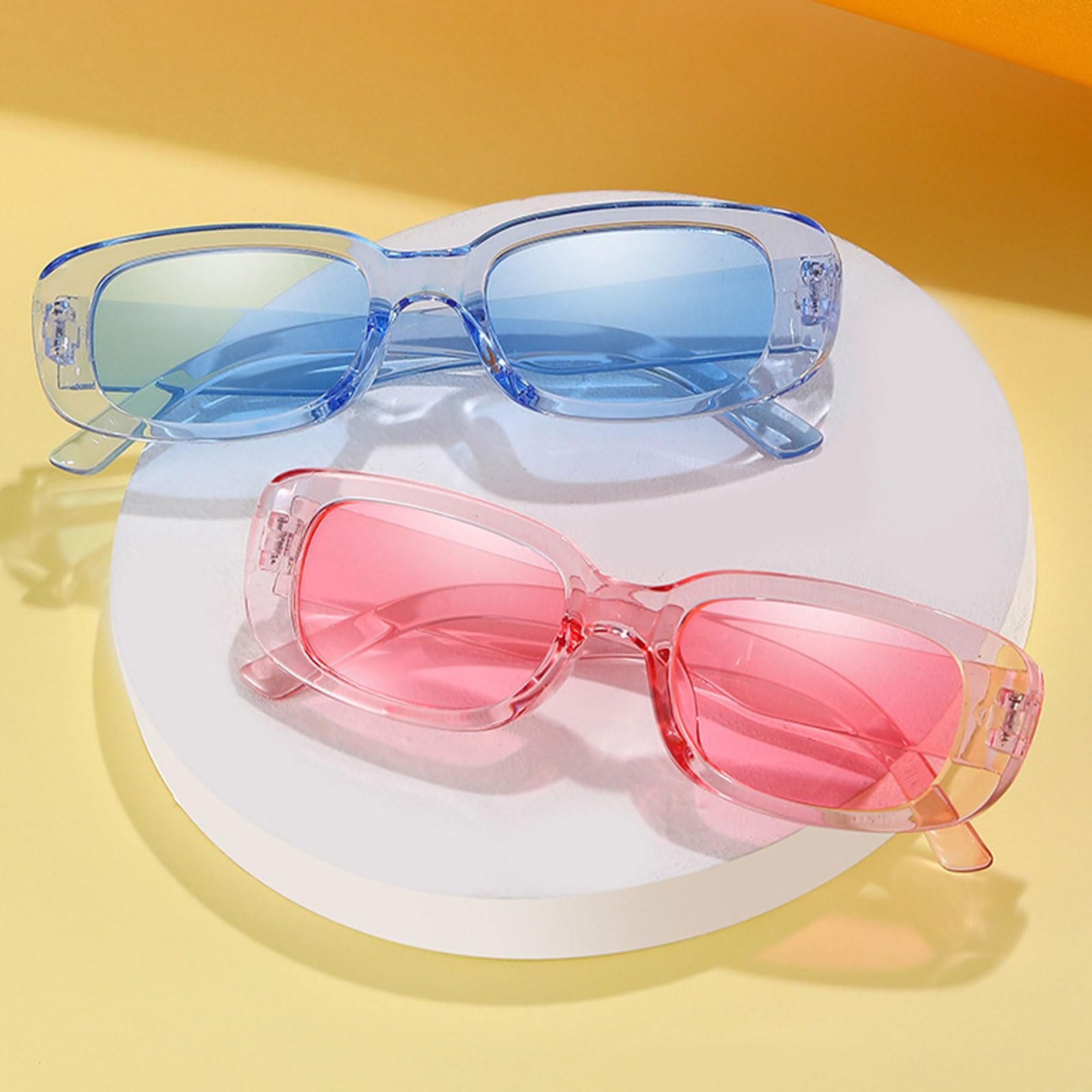 Сонцезахисні окуляри Жіночі Risipu Квадратні Ретро Захист від УФ Легкі, фото №3