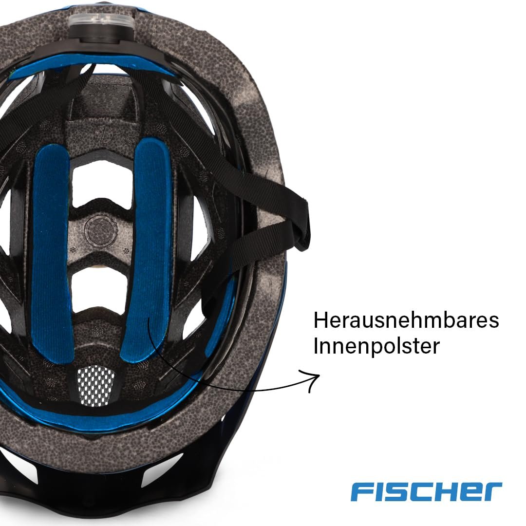 Шлем Fischer City Urban, размер S/M или L/XL, с подсветкой, разные цвета, фото №6