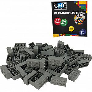 Купить Блоки CMC imports Basic 500 Clamping Blocks Серый 2 x 4 Пупырышки Совместимы 8 Пупырышек - Фото 1 Блоки CMC imports Basic 500 Clamping Blocks Серый 2 x 4 Пупырышки Совместимы 8 Пупырышек - Фото 1