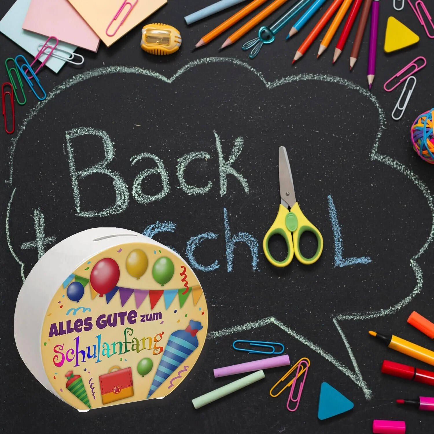 Скарбничка Alles Gute zum Schulanfang жовта Scatter, фото №6