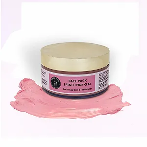 Маска для лица AATMANA French Pink Clay, для упругости кожи, натуральный уход за кожей, подтягивает кожу для здорового цвета лица - 250 грамм - Фото 1