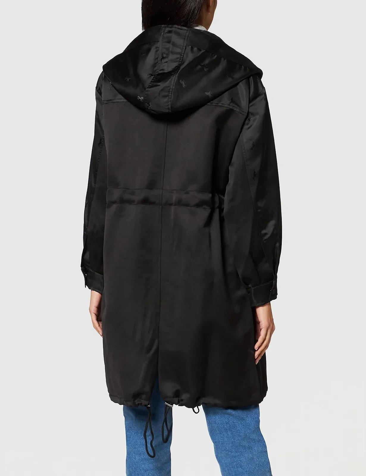 Тренч IPEKYOL Жакардовий з малюнком коня, регульована талія, фото №5 Тренч IPEKYOL Жакардовий з малюнком коня, регульована талія, фото №5